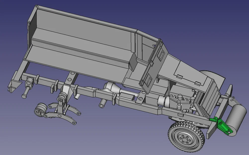M3 Halftrack khác (Chassis và drive train) tỉ lệ 1/20 - Image 2