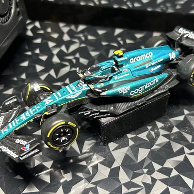 Bệ đỡ cho mô hình xe Burago F1 (tỉ lệ 1:43) [Ổn định hơn]
