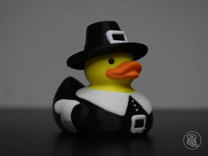 Vịt Pilgrim (Pilgrim Duck) – Mẫu in 3D 4 màu cho AMS/MMU/ACE Pro - Image 1
