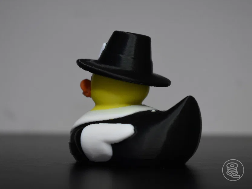 Vịt Pilgrim (Pilgrim Duck) – Mẫu in 3D 4 màu cho AMS/MMU/ACE Pro - Image 3