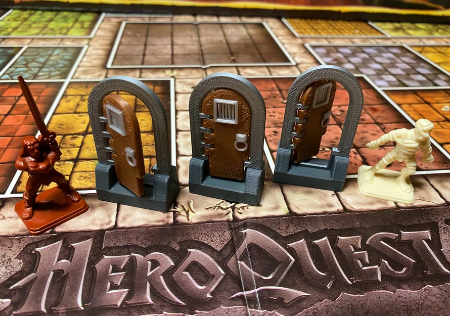 Cửa Nhà Tù Articulated cho HEROQUEST (Heroquest bewegliche Verlies-Tür) - Image 1