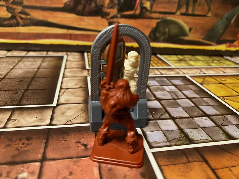 Cửa Nhà Tù Articulated cho HEROQUEST (Heroquest bewegliche Verlies-Tür) - Image 4