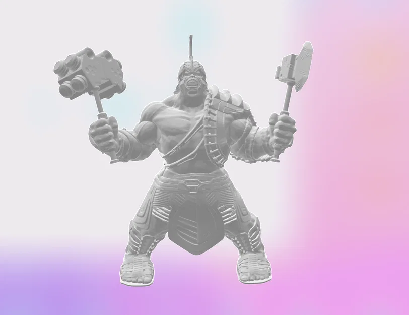 Mô hình Hulk Ragnarok: Chiến binh đấu sĩ in 3D cực ngầu - Image 1