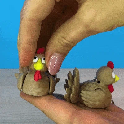 Gà tây Thanksgiving – Đồ chơi/Móc khóa, chân ẩn