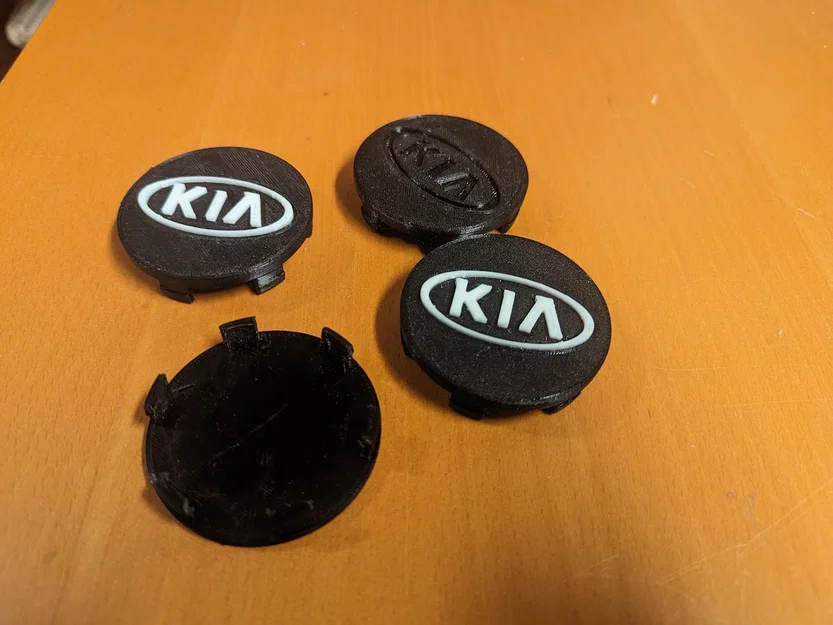 Nắp chụp mâm (wheel cap) 60 mm logo KIA - Image 1