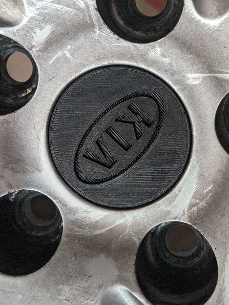 Nắp chụp mâm (wheel cap) 60 mm logo KIA - Image 2