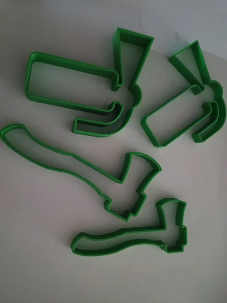 Bộ khuôn cắt bánh quy hình rìu và bình chữa cháy in 3D - Image 1