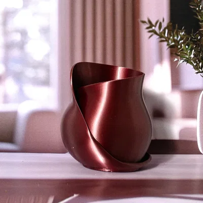 Bình hoa Christmas Ribbon