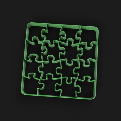 Khuôn cắt bánh quy Puzzle