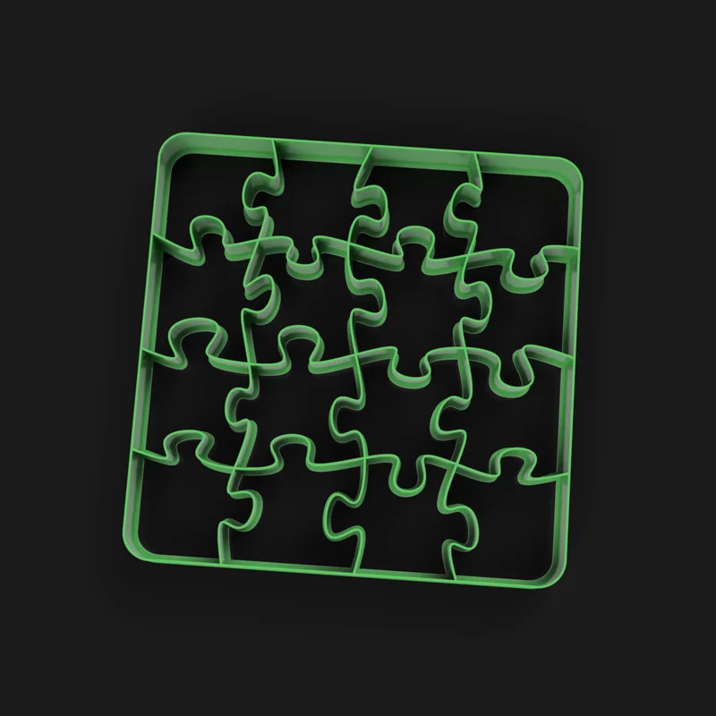 Khuôn cắt bánh quy Puzzle