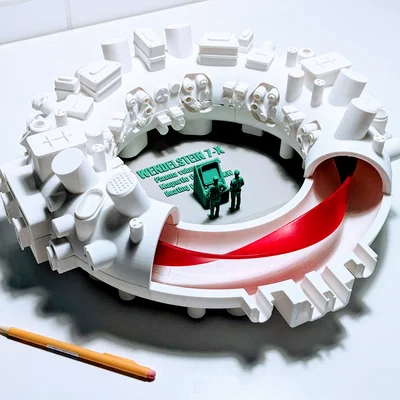 Wendelstein 7-X – Mô hình mockup lò phản ứng fusion (stellarator)