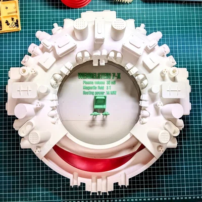 Wendelstein 7-X – Mô hình mockup lò phản ứng fusion (stellarator)