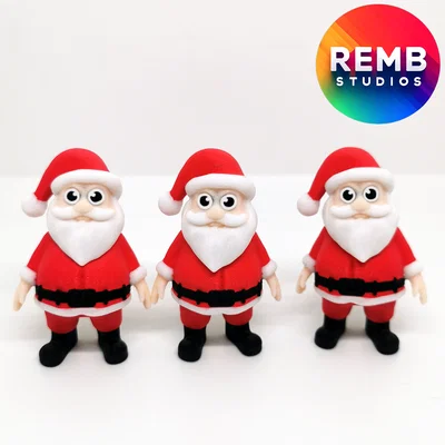 Ông Già Noel Flexi Mini | In Liền Khối | KHÔNG Cần Support