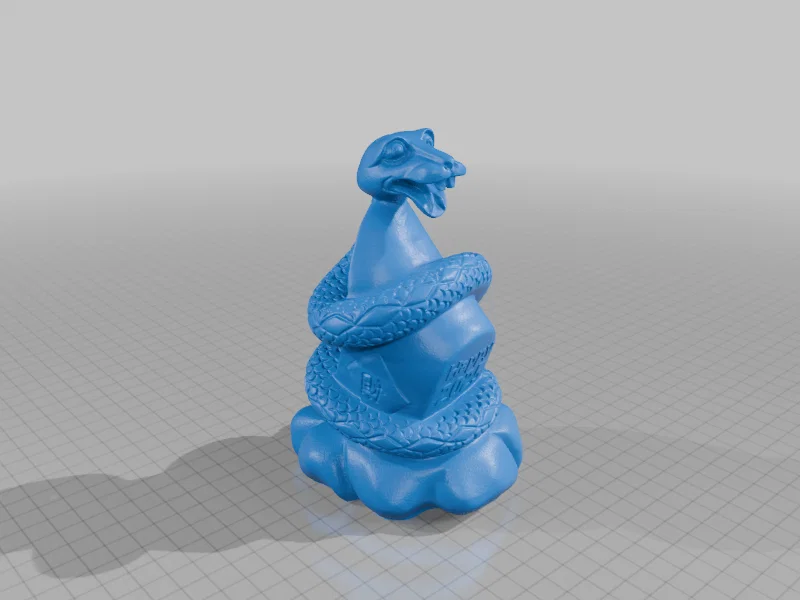 Mô hình rắn phong thủy 3D trang trí đón năm mới 2025 - Image 2