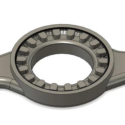 Dụng cụ mở nắp bình Keg nhựa loại A (Keg Wrench Type A) in 3D