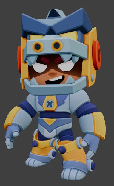 Mô hình 3D MechaGodzilla Nita - Brawl Stars cực chất để tự in - Image 2