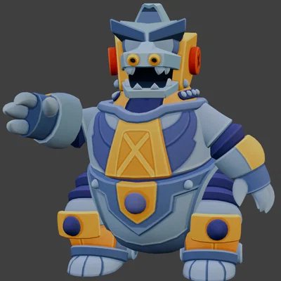 Mô hình 3D MechaGodzilla Nita - Brawl Stars cực chất để tự in