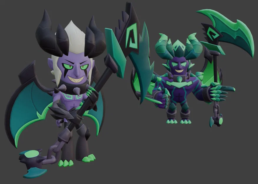 Mô hình 3D Demon Mortis từ Brawl Stars - Sưu tầm cho fan cứng - Image 2