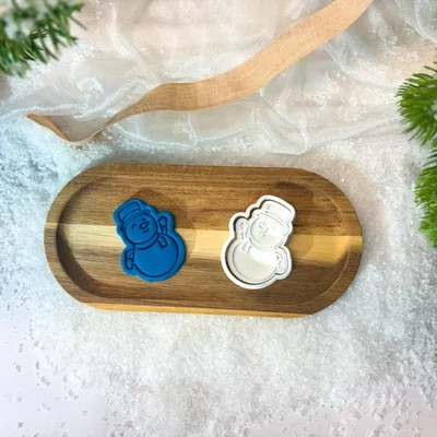 Khuôn cắt bánh quy hình người tuyết (Snowman) cho mùa Giáng sinh