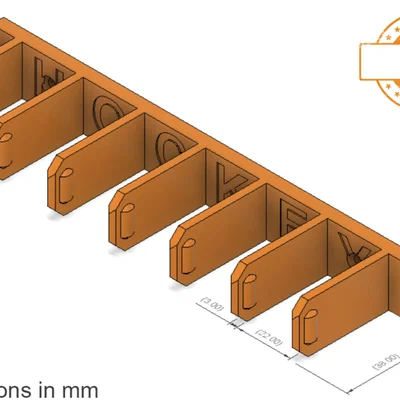 Giá treo tường gậy hockey (xếp chồng) – Hockey stick wall mount