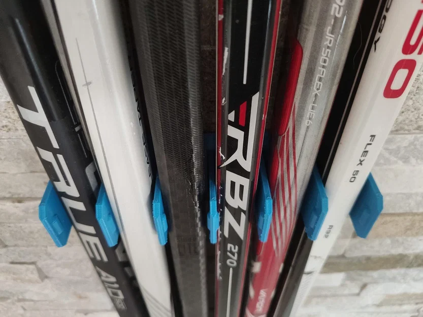 Giá treo tường gậy hockey (xếp chồng) – Hockey stick wall mount - Image 9