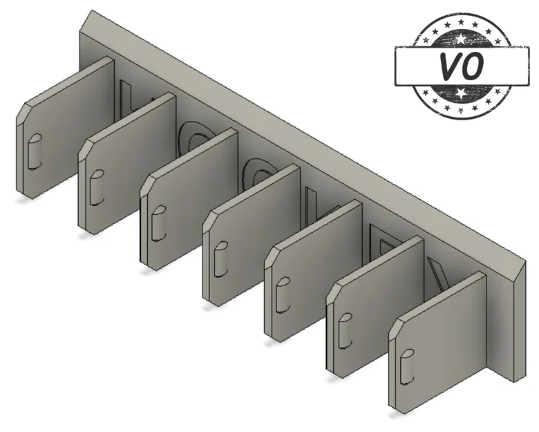 Giá treo tường gậy hockey (xếp chồng) – Hockey stick wall mount - Image 10