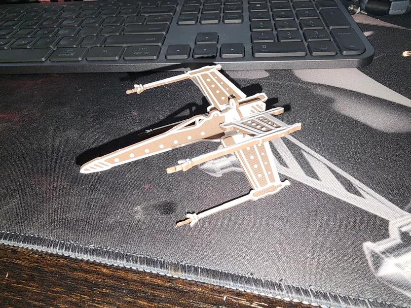 Kit Card X-Wing Bánh Gừng (Gingerbread X-Wing Kit Card) - Image 1