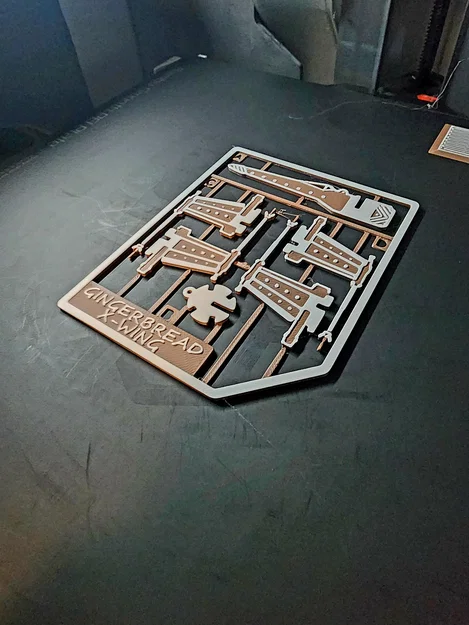 Kit Card X-Wing Bánh Gừng (Gingerbread X-Wing Kit Card) - Image 2