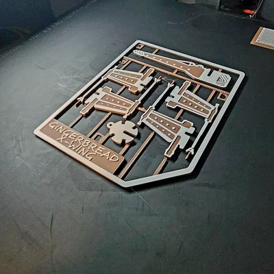 Kit Card X-Wing Bánh Gừng (Gingerbread X-Wing Kit Card)