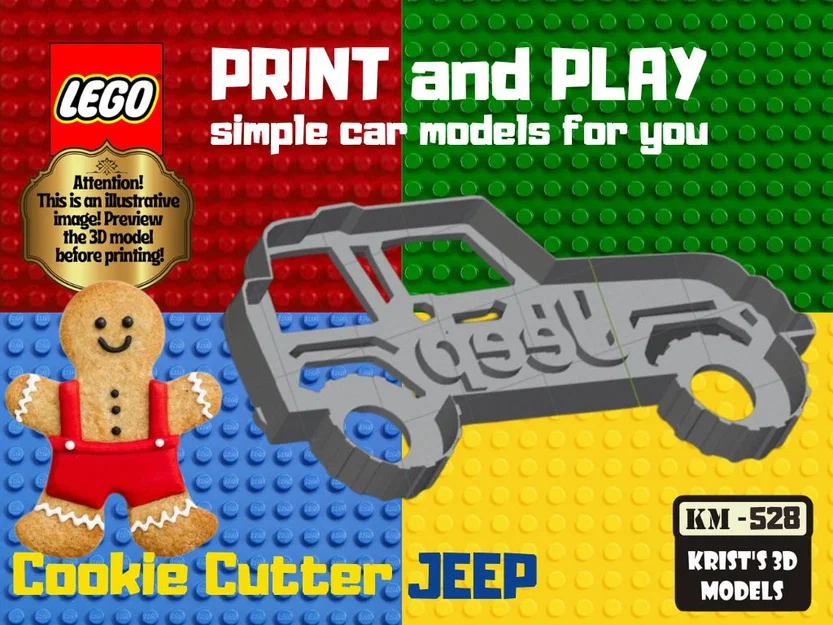 Khuôn cắt bánh quy Jeep (Cookie Cutter Jeep) - Image 1