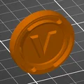 Mô hình đồng xu V-Buck Fortnite 3D thiết kế tối ưu - Thumbnail 2