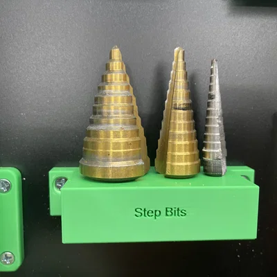Giá treo tường đựng mũi khoan bước (Step Bit) – Wall Mounted Holder