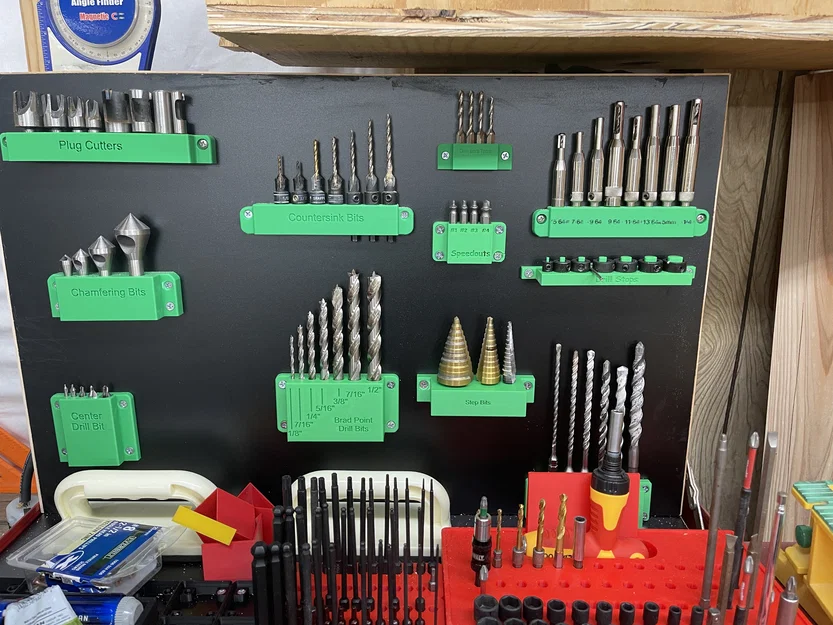 Giá treo tường đựng mũi khoan bước (Step Bit) – Wall Mounted Holder - Image 2