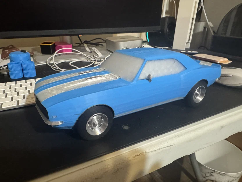 Kit Card Chevrolet Camaro RS/SS (1967) tỉ lệ 1:24 - Image 2