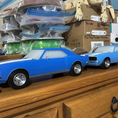 Kit Card Chevrolet Camaro RS/SS (1967) tỉ lệ 1:24