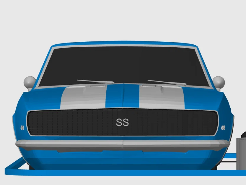 Kit Card Chevrolet Camaro RS/SS (1967) tỉ lệ 1:24 - Image 7