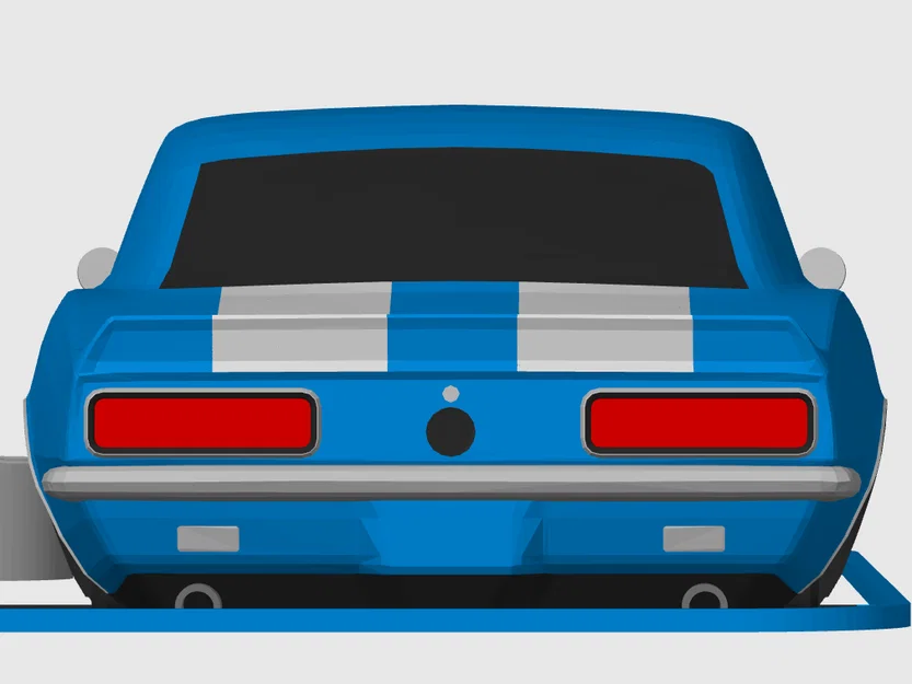 Kit Card Chevrolet Camaro RS/SS (1967) tỉ lệ 1:24 - Image 8