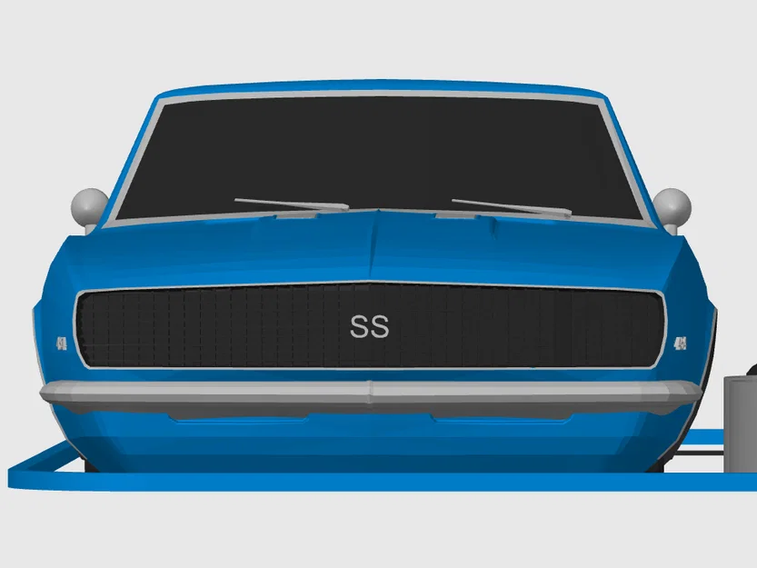 Kit Card Chevrolet Camaro RS/SS (1967) tỉ lệ 1:24 - Image 13