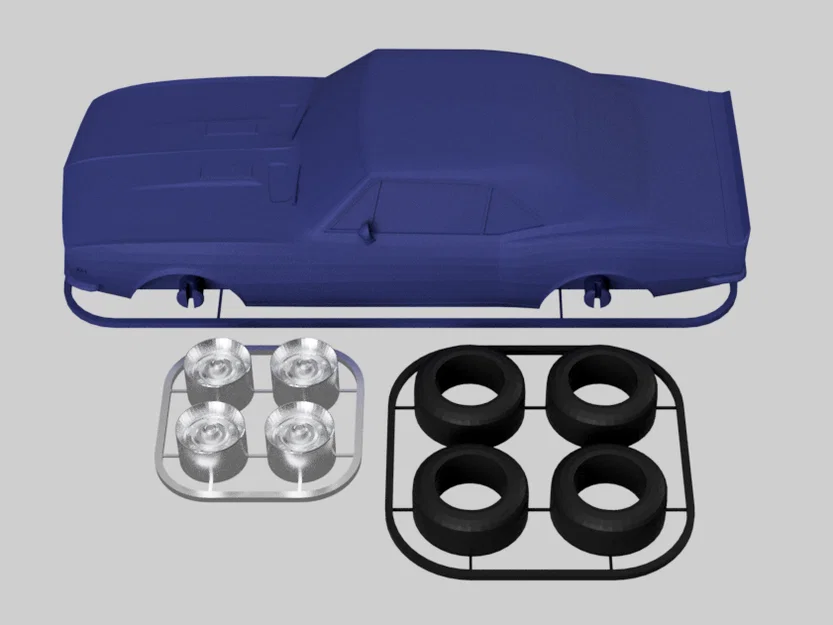 Kit Card Chevrolet Camaro RS/SS (1967) tỉ lệ 1:24 - Image 17