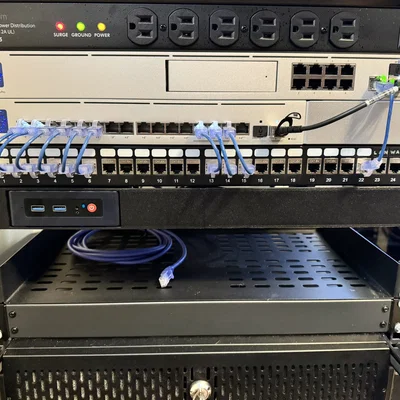 Ngàm gắn rack 19" 1U cho Beelink Mini S12 Pro