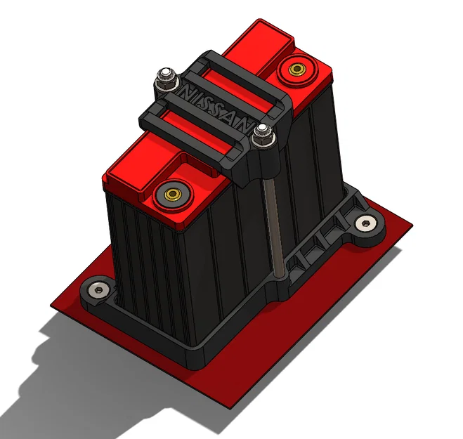 Khay cố định ắc quy Odyssey PC680 cho Nissan S13 180SX 200SX 240SX - Image 1