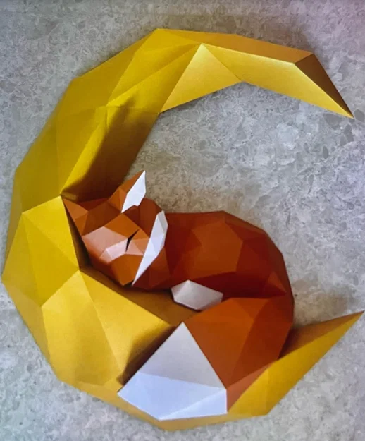 Cáo Ngủ Trên Trăng [CUTE] (Sleeping Fox on Moon) - Image 1