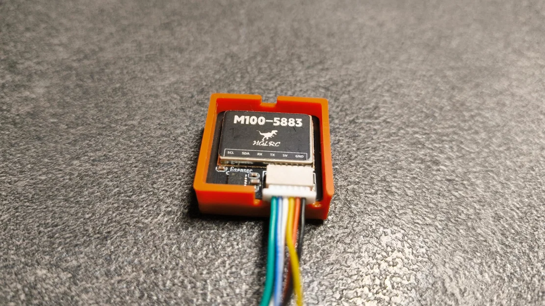 Giá đỡ GPS HGLRC M100 cho FPV Drone - File in 3D chất lượng - Image 1