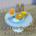 Bộ Miniature Bữa Sáng Ngày Thường - Thumbnail 1