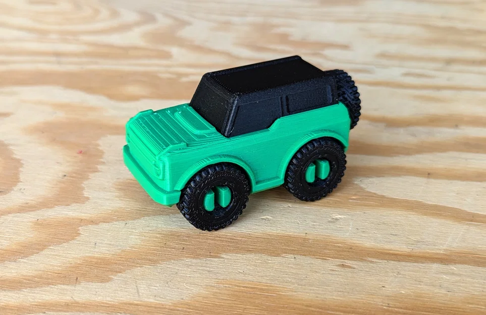 Mô hình Ford Bronco cách điệu tỉ lệ 1/64 - In 3D dễ dàng không cần support - Image 1