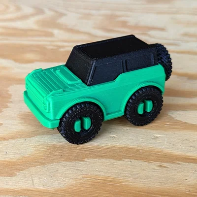 Mô hình Ford Bronco cách điệu tỉ lệ 1/64 - In 3D dễ dàng không cần support