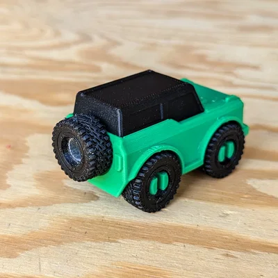 Mô hình Ford Bronco cách điệu tỉ lệ 1/64 - In 3D dễ dàng không cần support