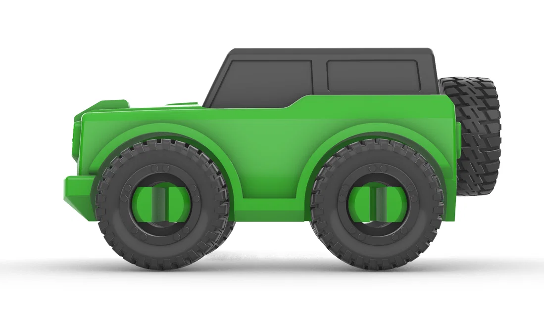Mô hình Ford Bronco cách điệu tỉ lệ 1/64 - In 3D dễ dàng không cần support - Image 6