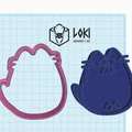Pusheen Cat – Khuôn cắt bánh quy 2 phần - Thumbnail 2