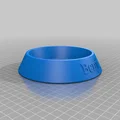 Bát ăn cho chó/mèo in 3D tuỳ chỉnh tên (Custom Name Dog or Cat Bowl) - Thumbnail 1